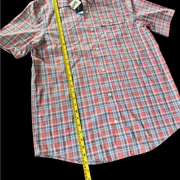 Men's Duluth Trading COOLMAX Wrinklefighter Short Sleeve Shirt Size Medium NWT - Picture 2 of 5